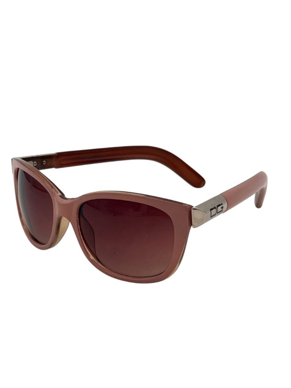 DG Dolce & Gabanna Womens Sunglasses 26363 Pink Frame With Brown Gradient Lenses - Picture 6 of 15
